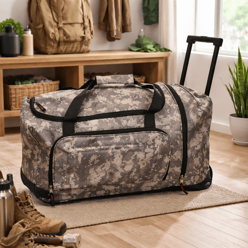WSK Tactical Survival Bag with Wheels for Emergency Gear-2