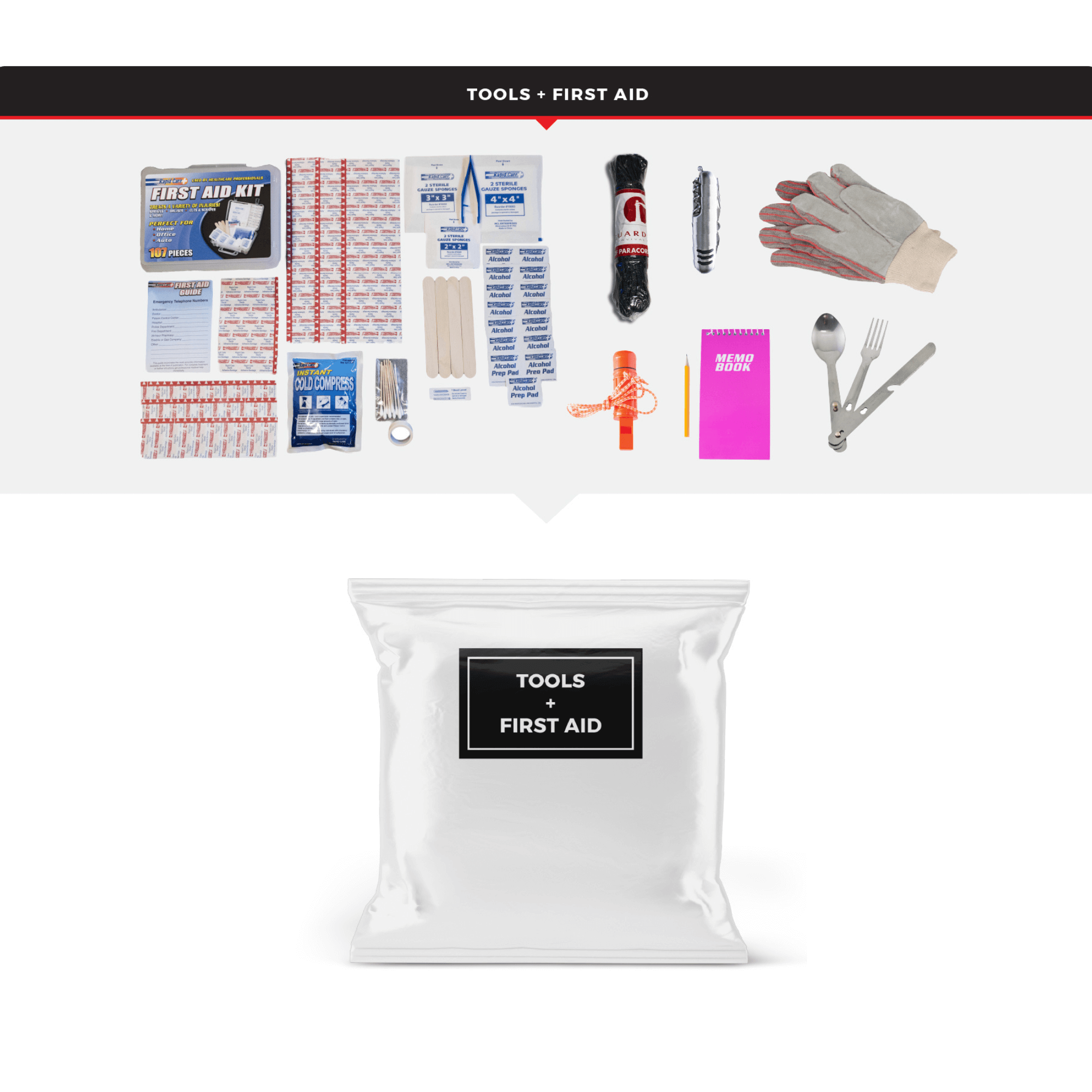 WSK Elite 72-Hour Emergency Evacuation Survival Rolling Bag-2